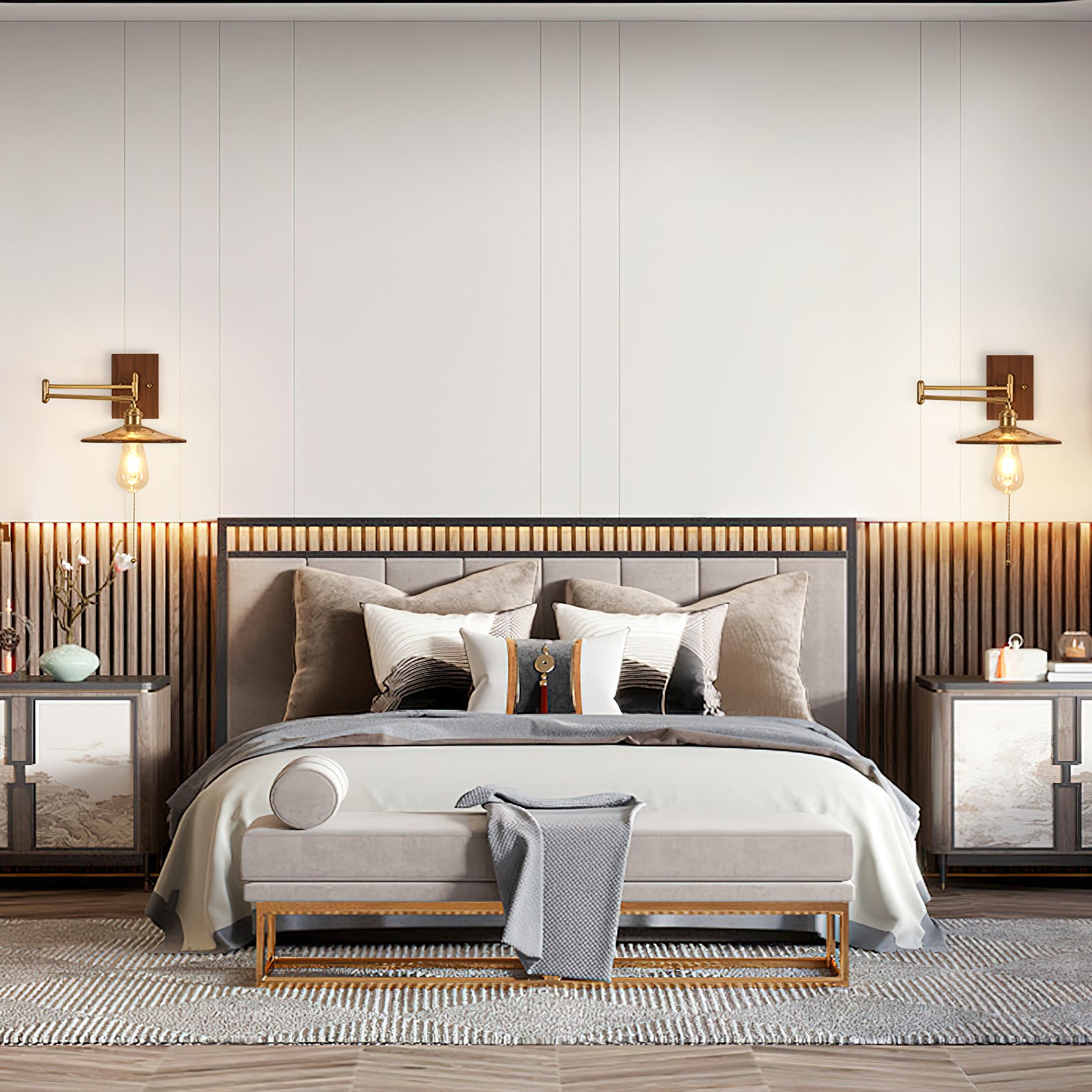 ヘリテージ ウォールナット ウォールランプ