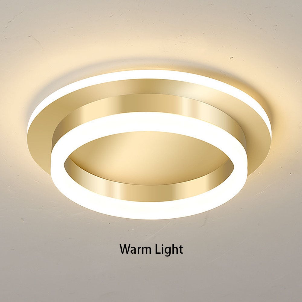 廊下用のシンプルでモダンなアクリル製シーリングランプ