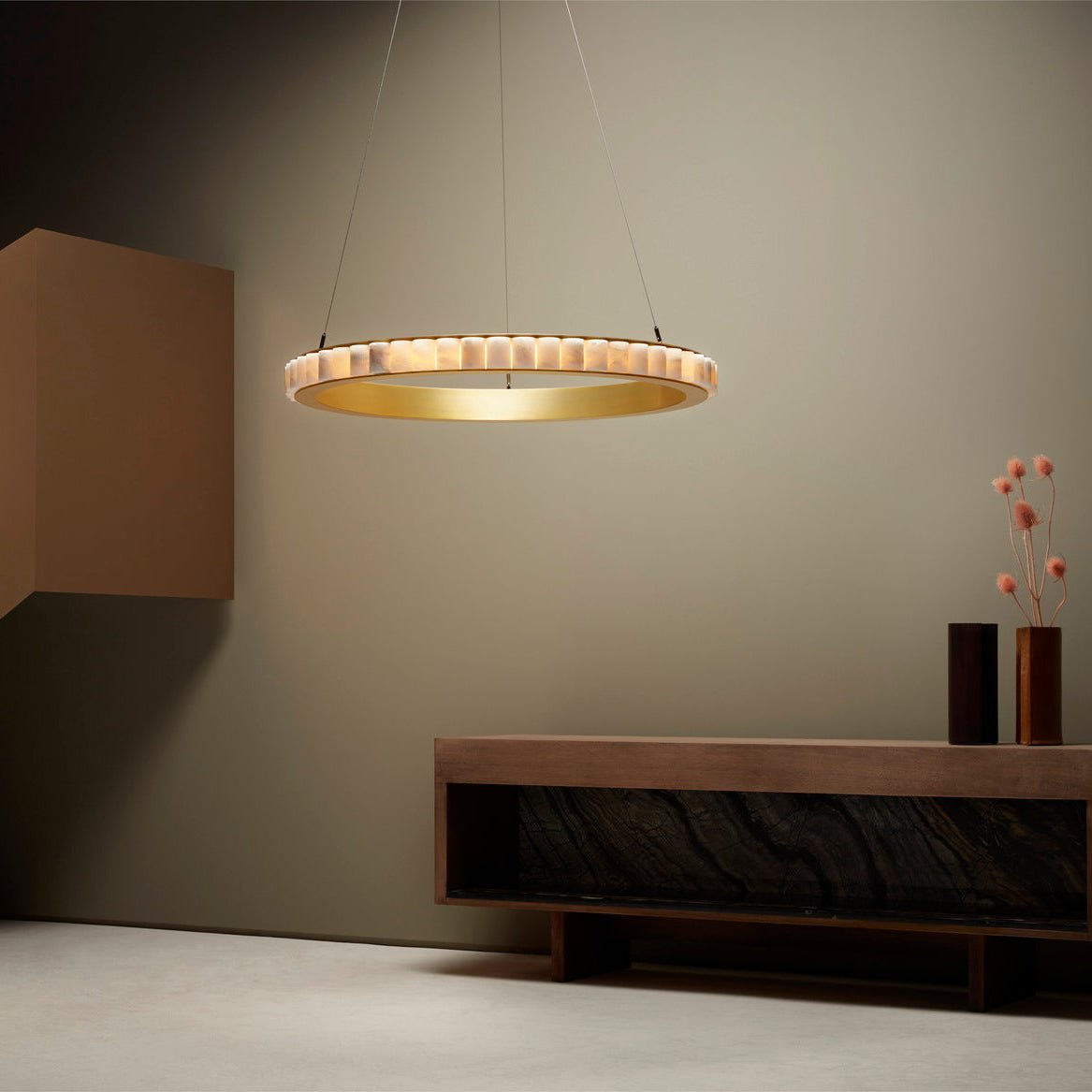 Avalon alabaster Chandelier