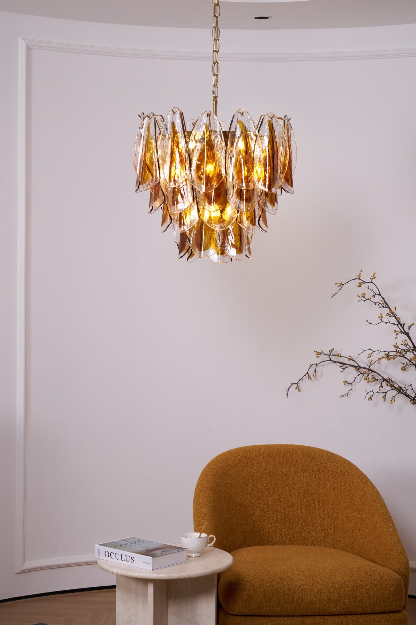 Solviva Glass Chandelier