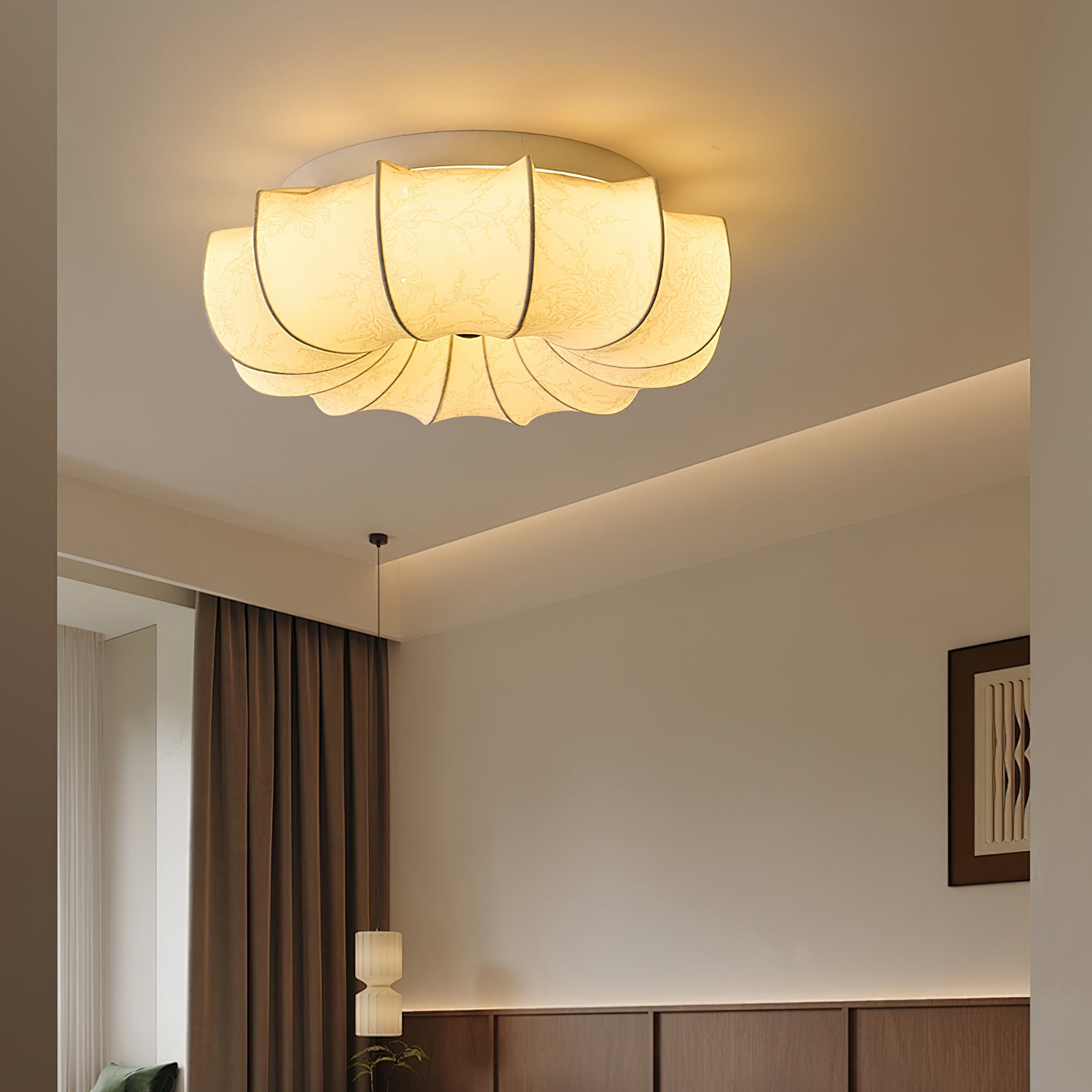 リッタ ファブリック シーリング ランプ