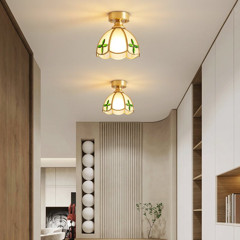 ティファニー フローラル シーリング ランプ