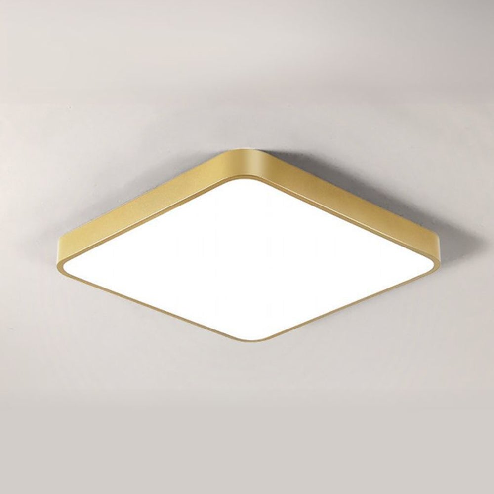 シックなゴールドアイアンLED寝室用シーリングライト