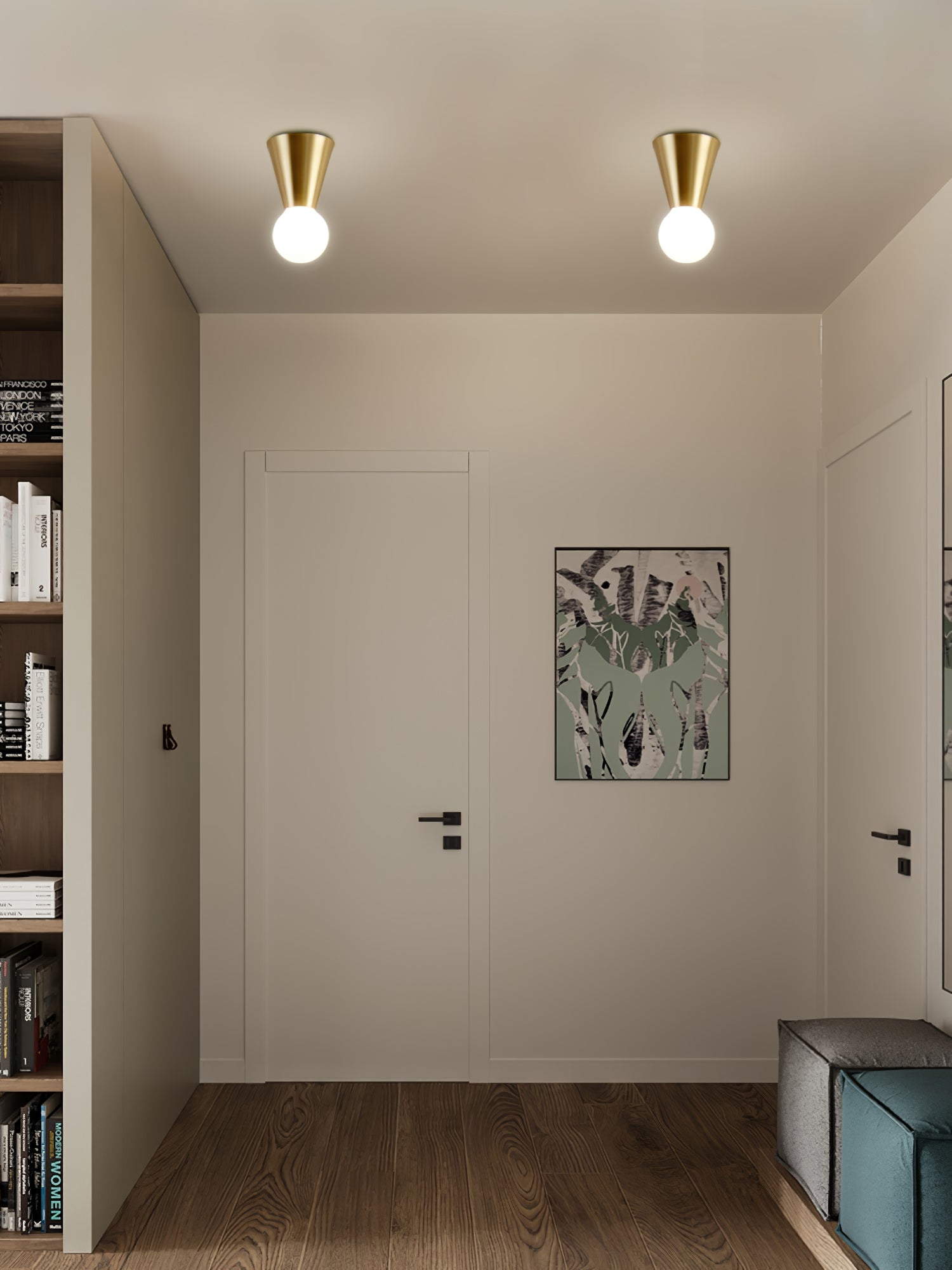 円錐形シーリングランプ