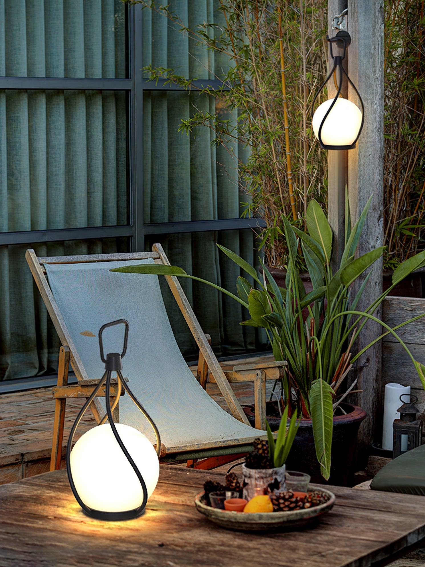 エクリッセ オーブ ランタン 充電式テーブルランプ