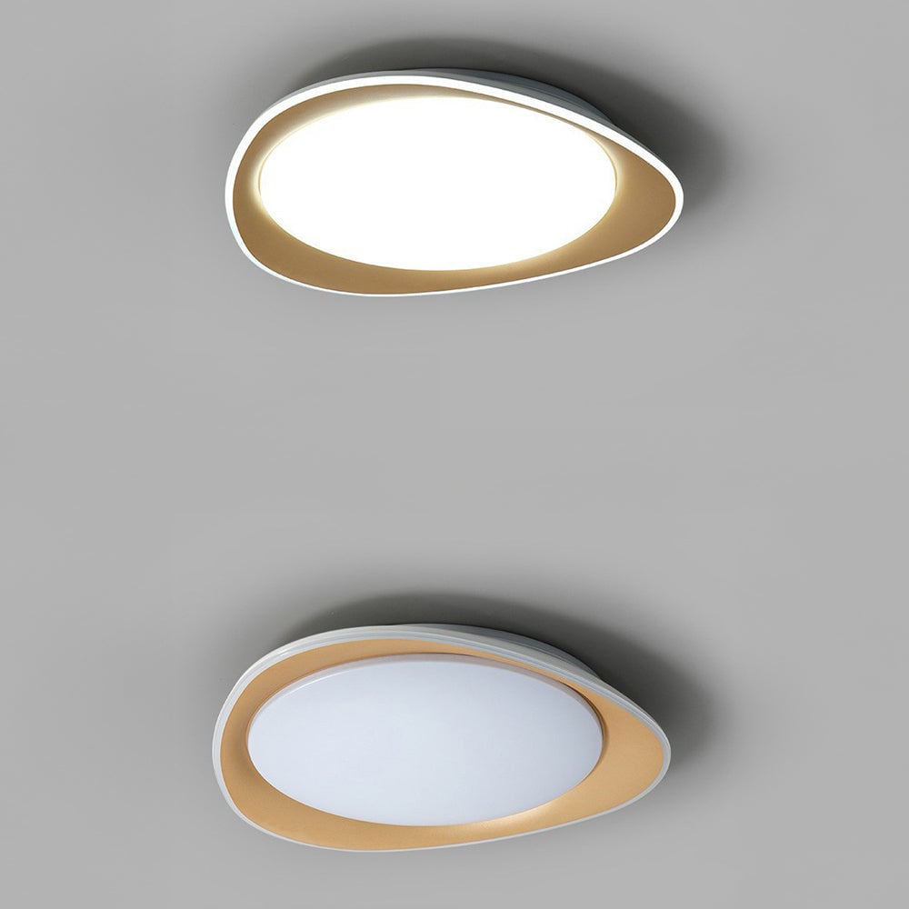 モダンな幾何学模様の調光可能な鉄製リビングルーム用LEDシーリングライト