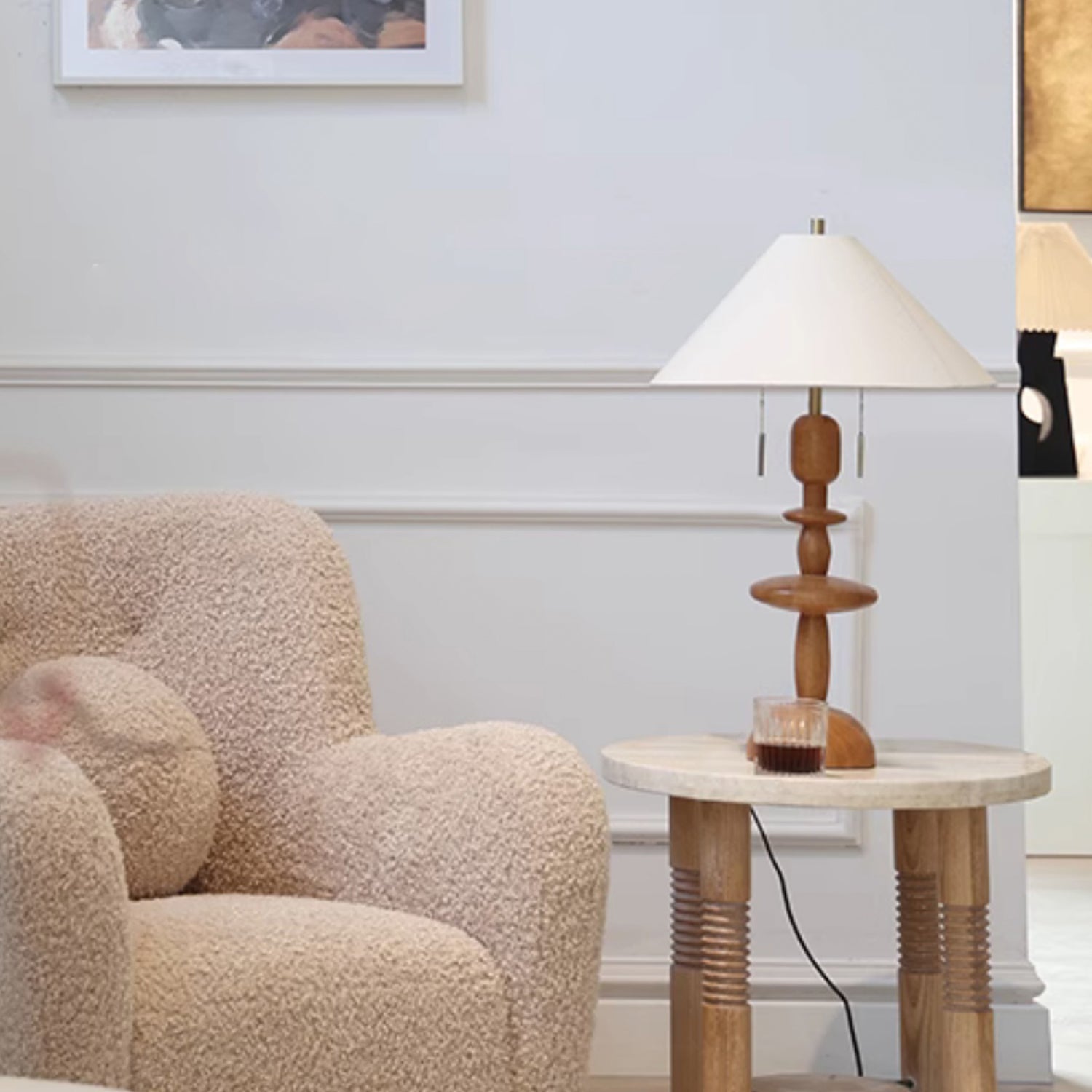 トルナージュウッドテーブルランプ