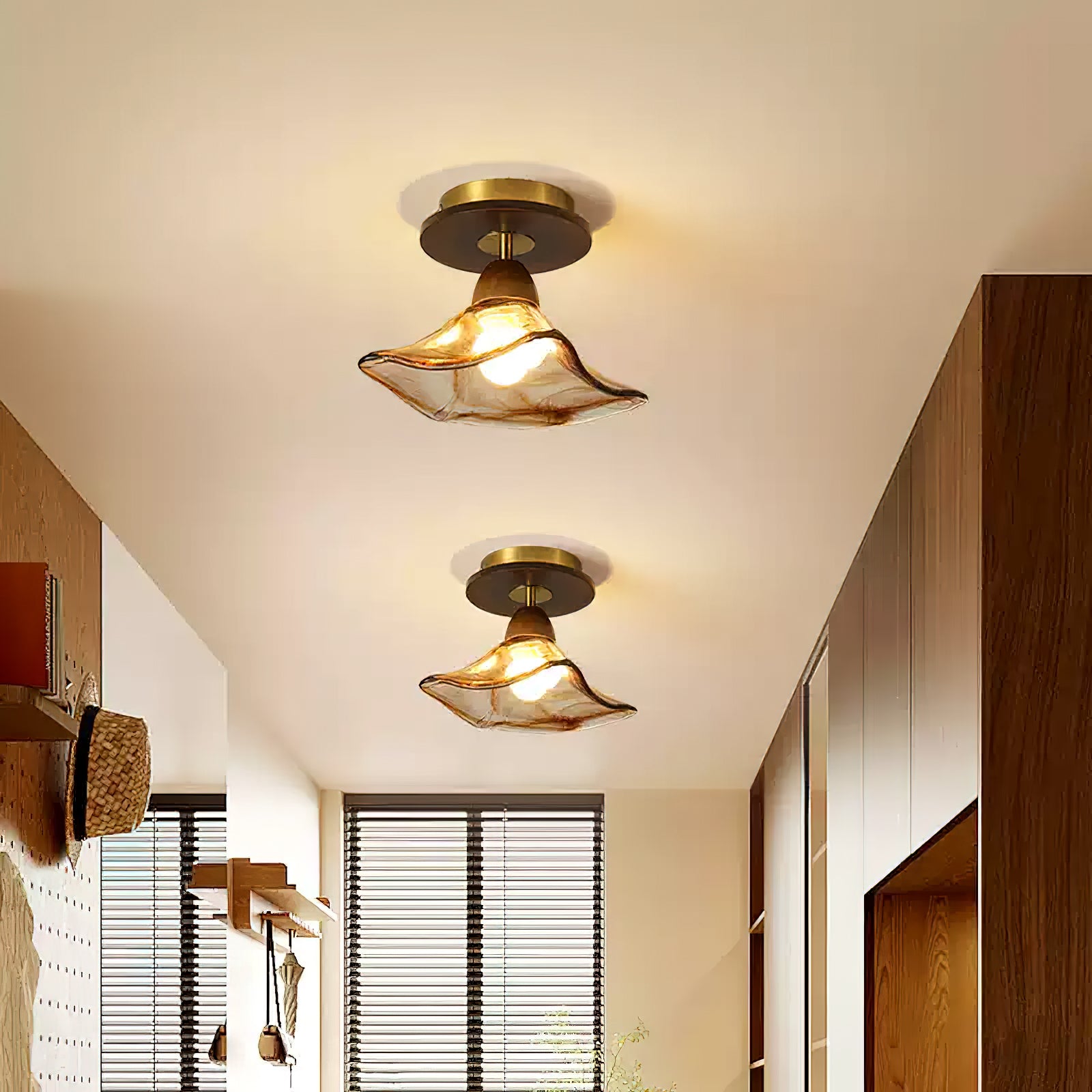 ヒーニーフラワーシーリングライト