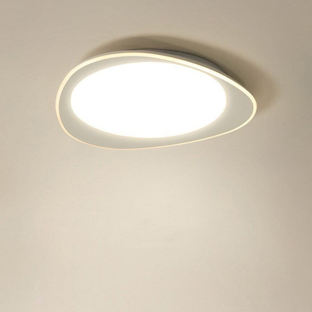 モダンな幾何学模様の調光可能な鉄製リビングルーム用LEDシーリングライト