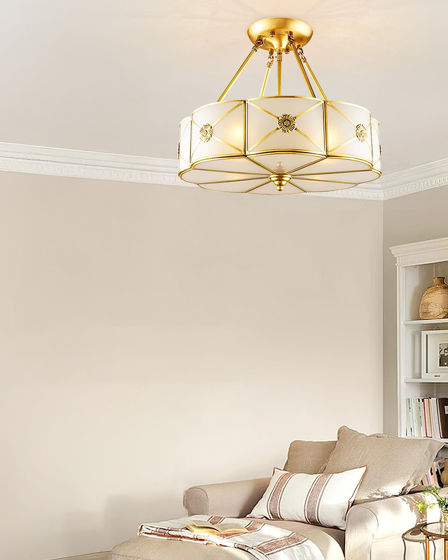 ルマリンガラスシーリングライト