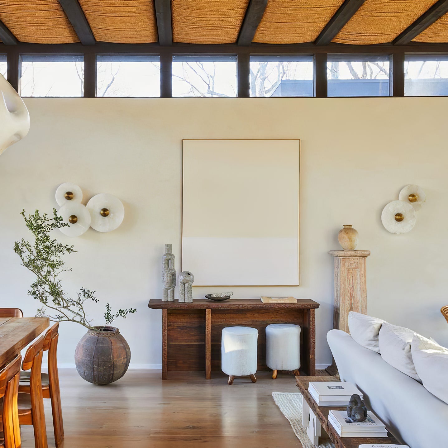 Alabaster Planes Wall Lamp