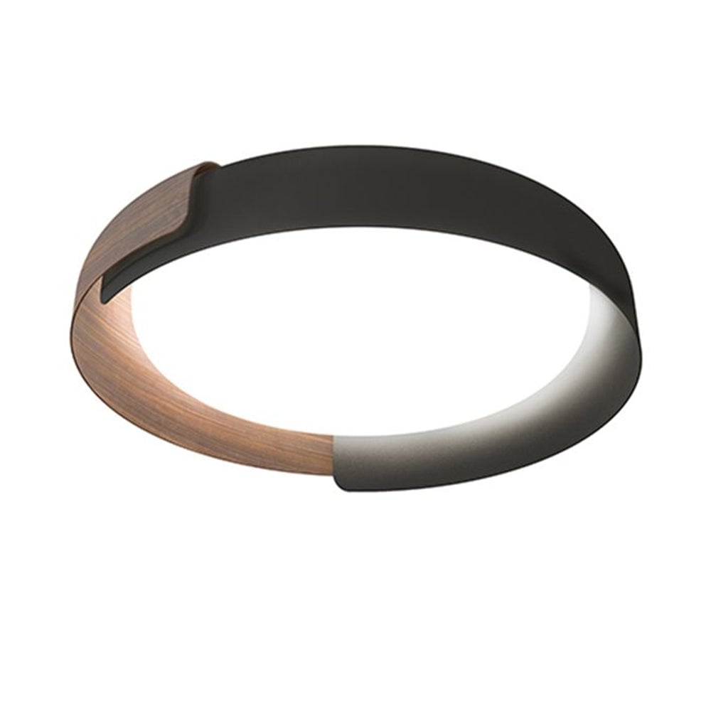 シンプルな寝室の天井照明