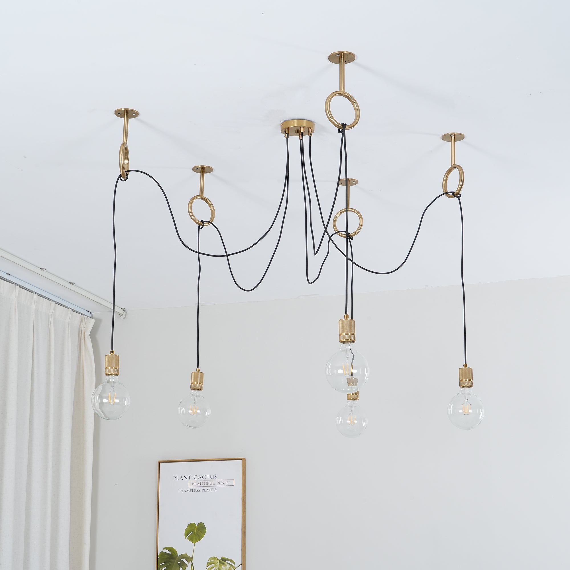 Industrial Spider Chandelier