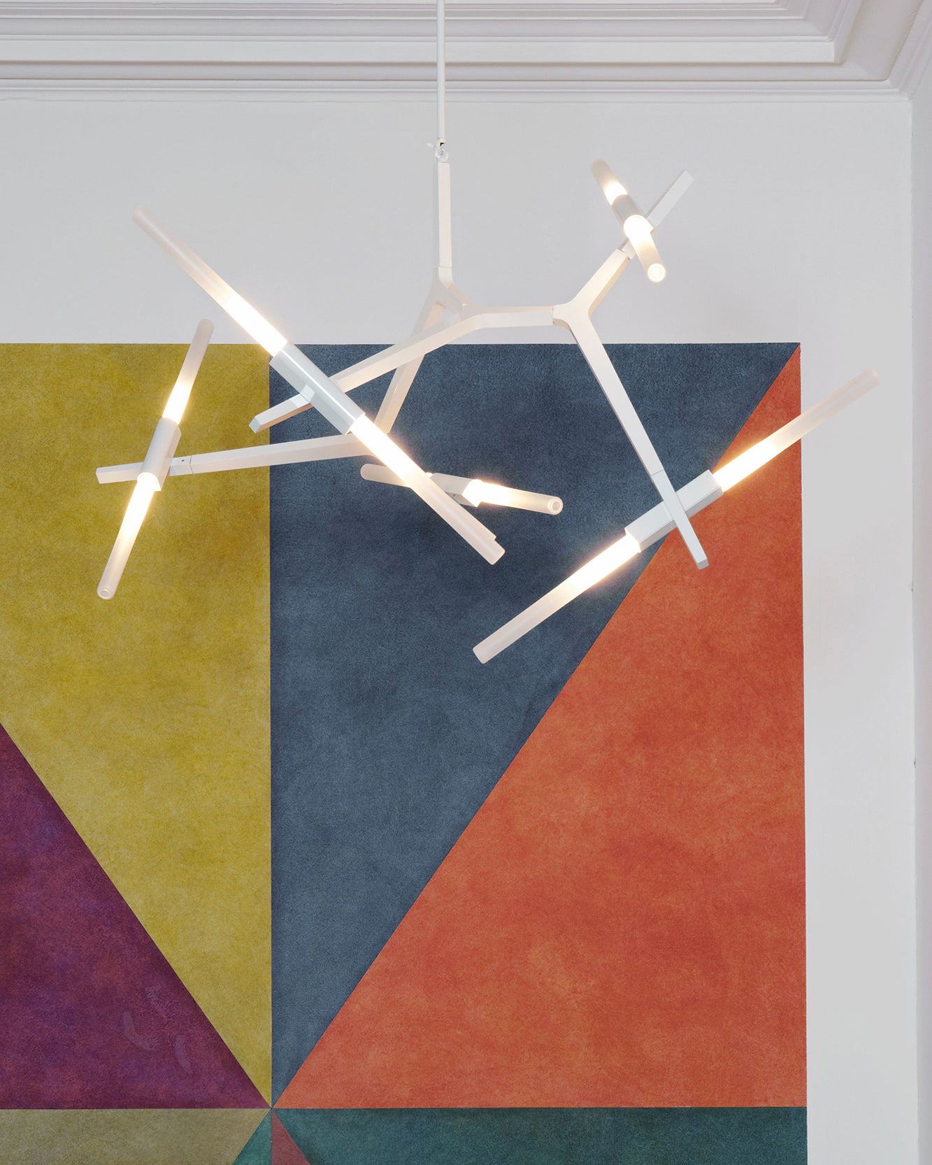 木の枝のシャンデリア