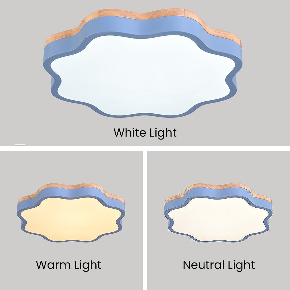 寝室用アクリルフラワーキッズLEDシーリングライト