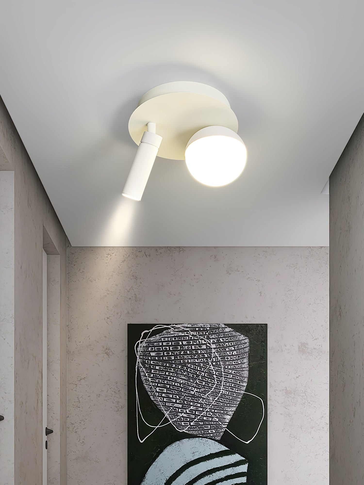 丸型スポットライト天井照明