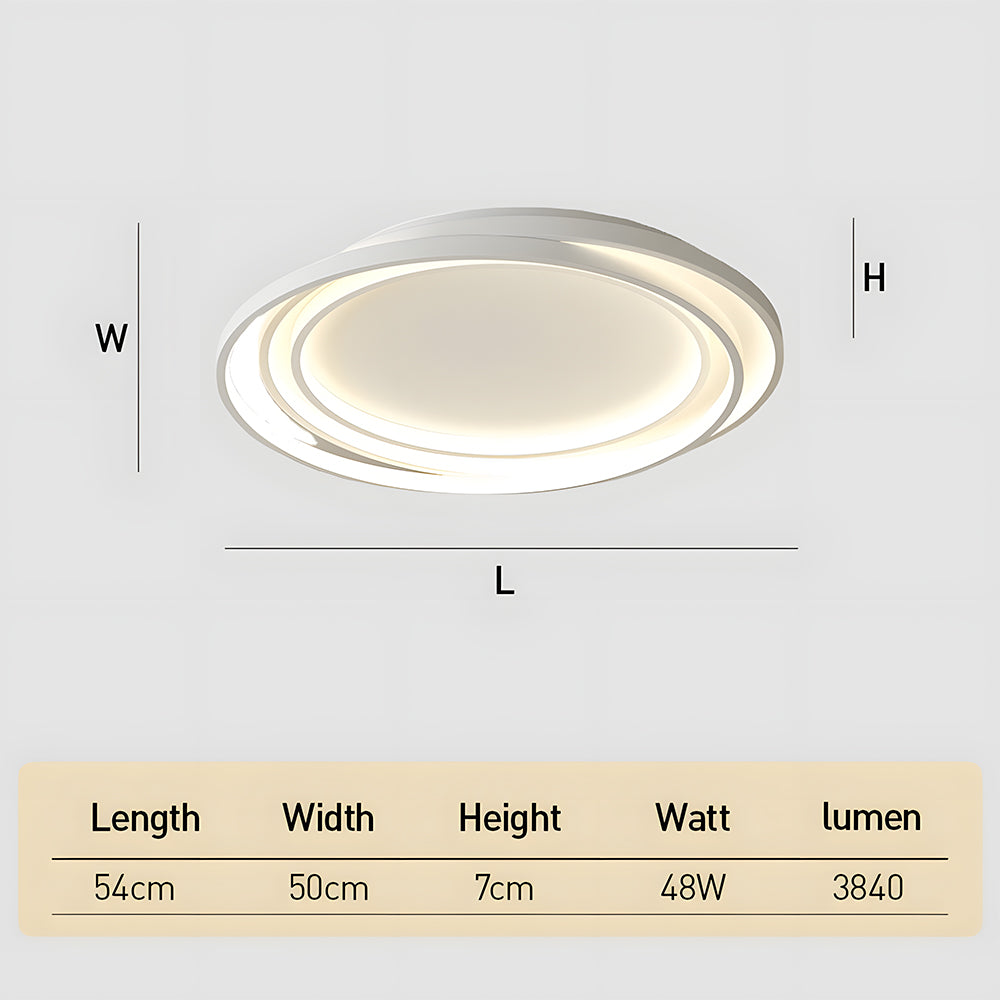 北欧のフラッシュマウントシーリングライト 創造性のあるシーリングランプ