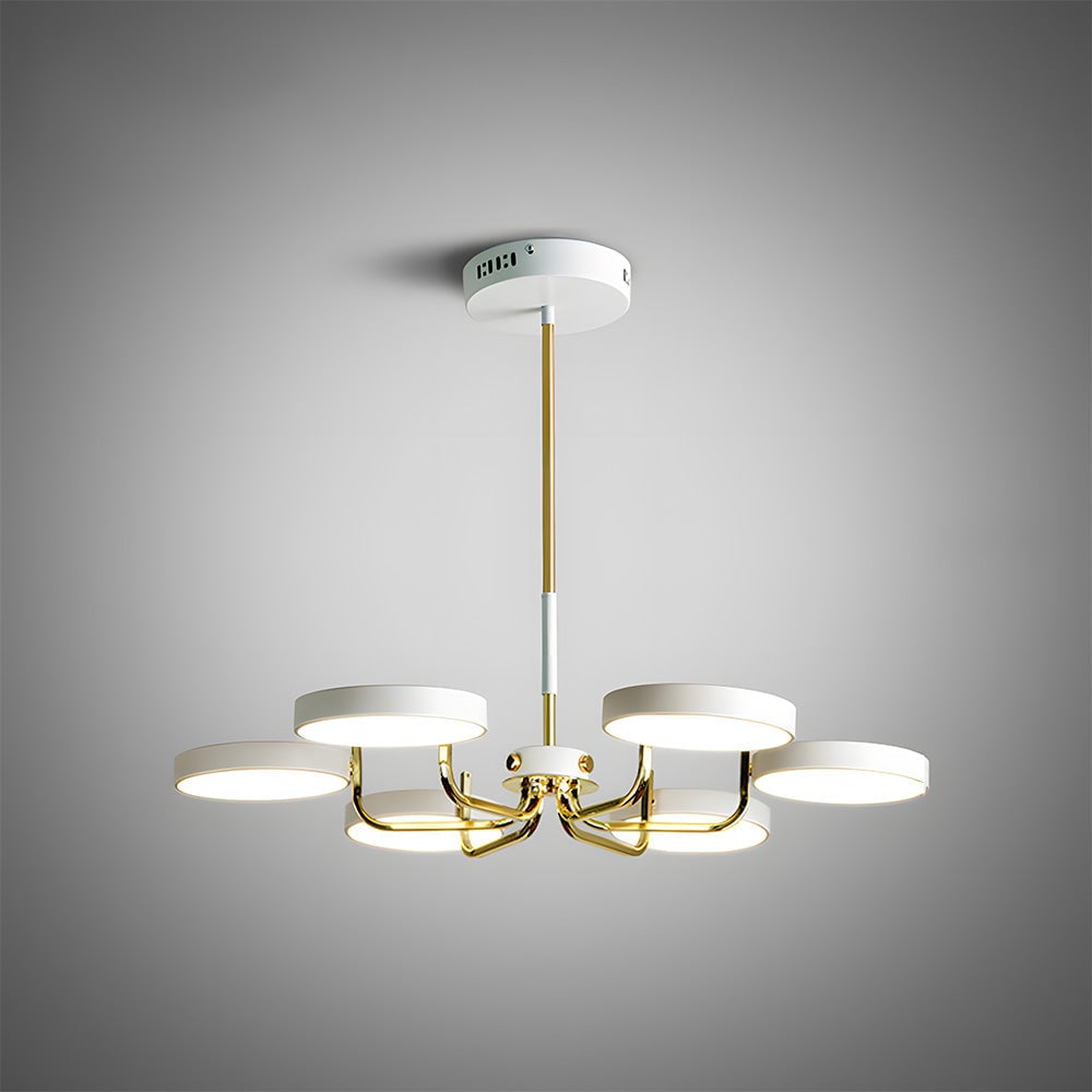 北欧風クリエイティブアイアンリビングルームLEDシーリングライト