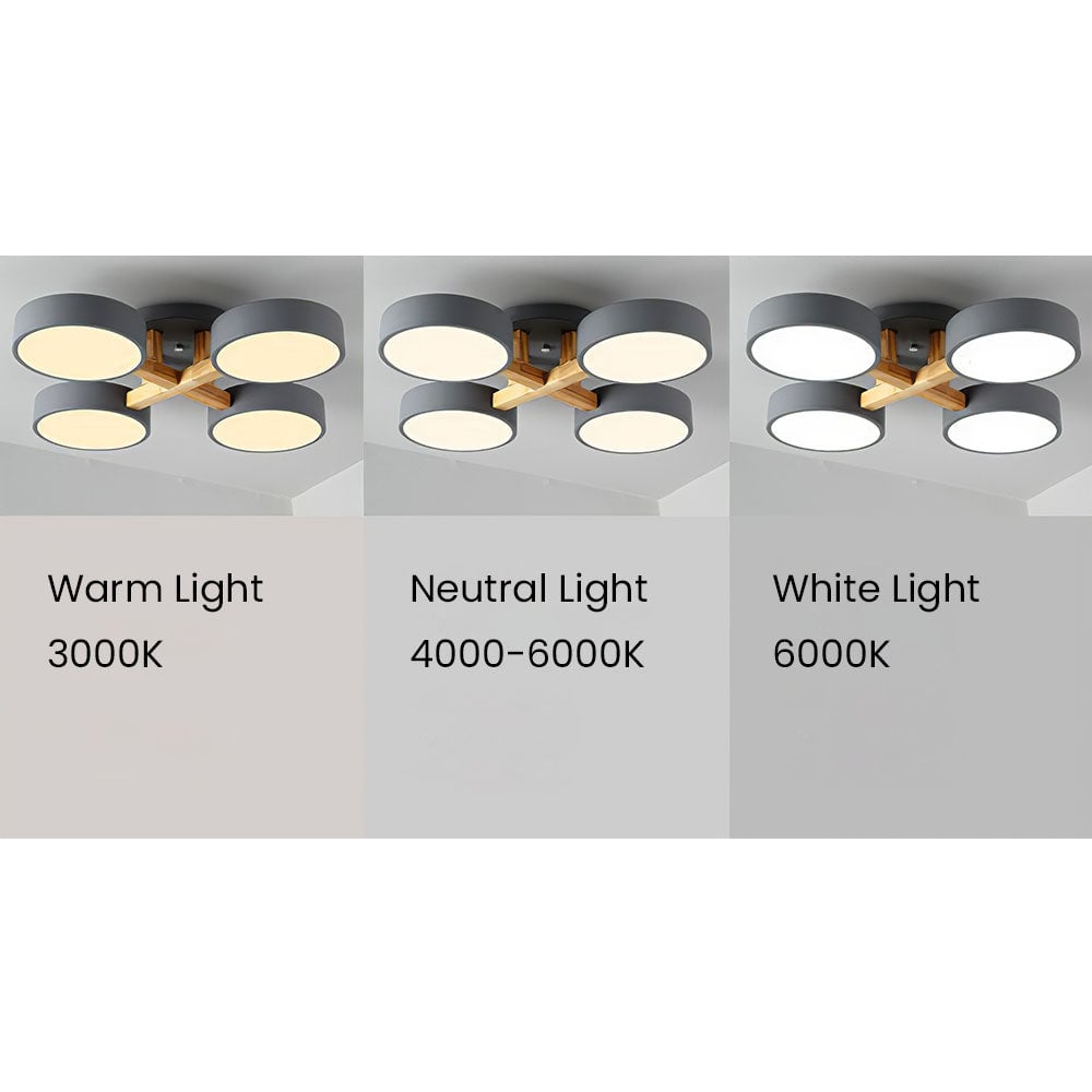 現代的なアクリル製寝室用シーリングライト