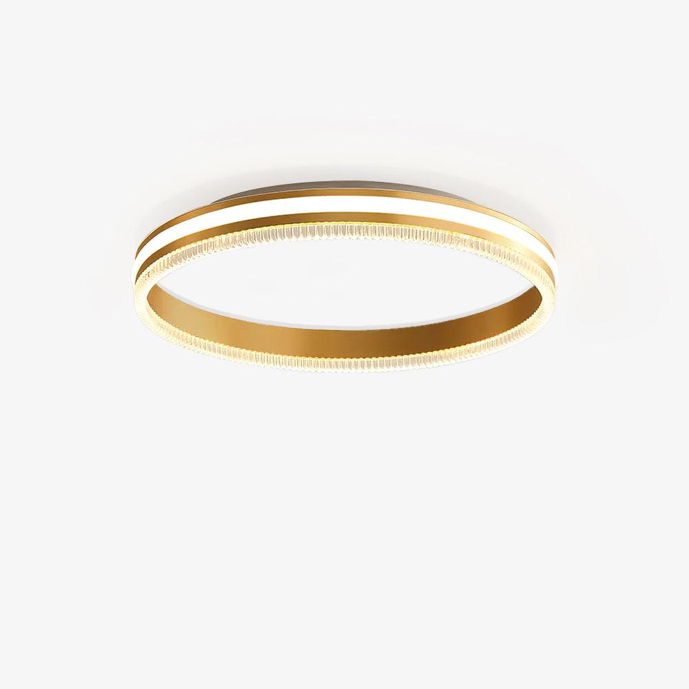 シンプルなアクリルリングシーリングライト