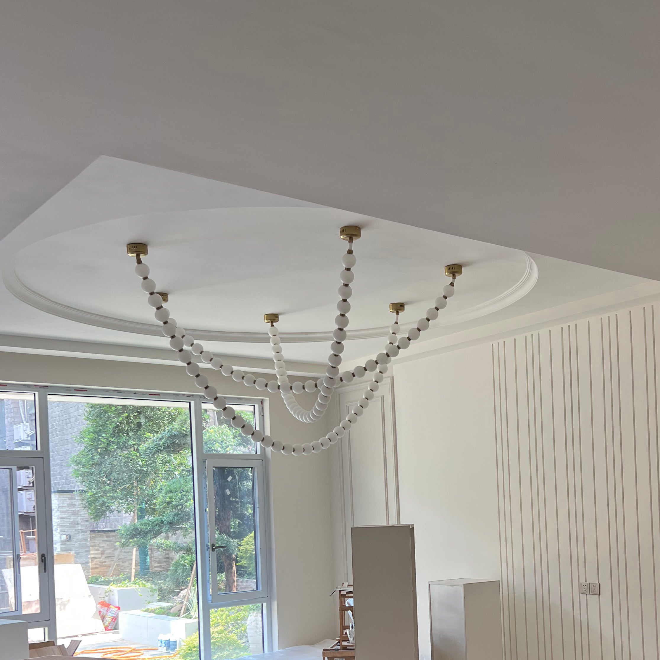Pearl Necklace Chandelier