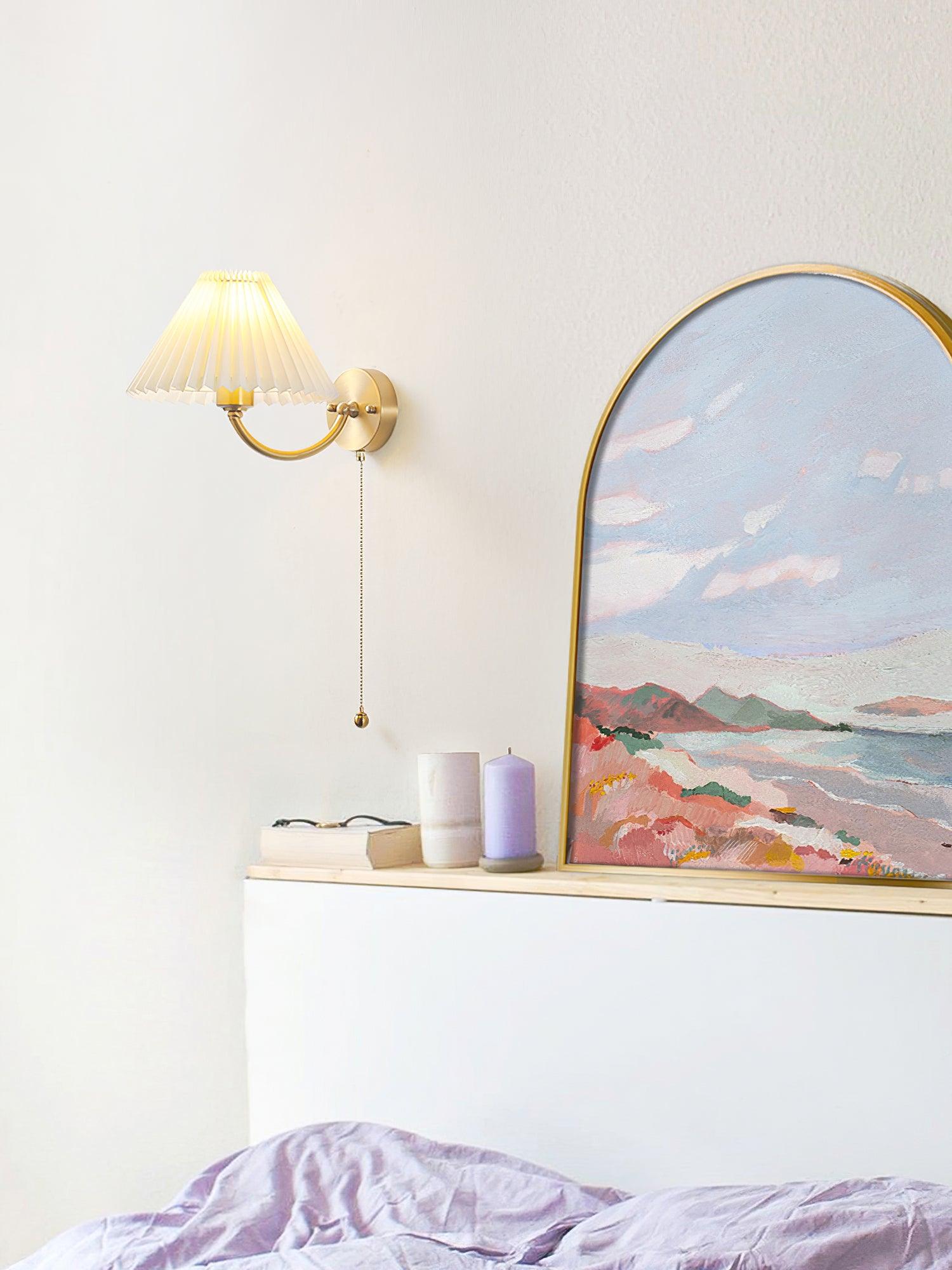 プリーツウォールランプ