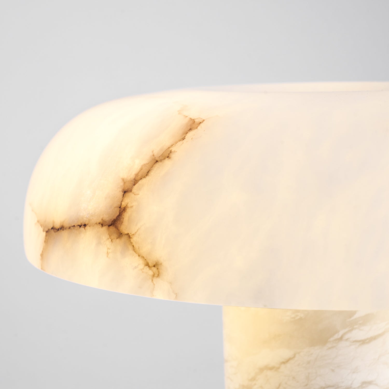 Mushroom Alabaster Table Lamp