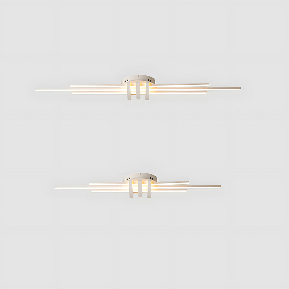 モダンなデザインラインのアルミ製廊下用天井ランプ