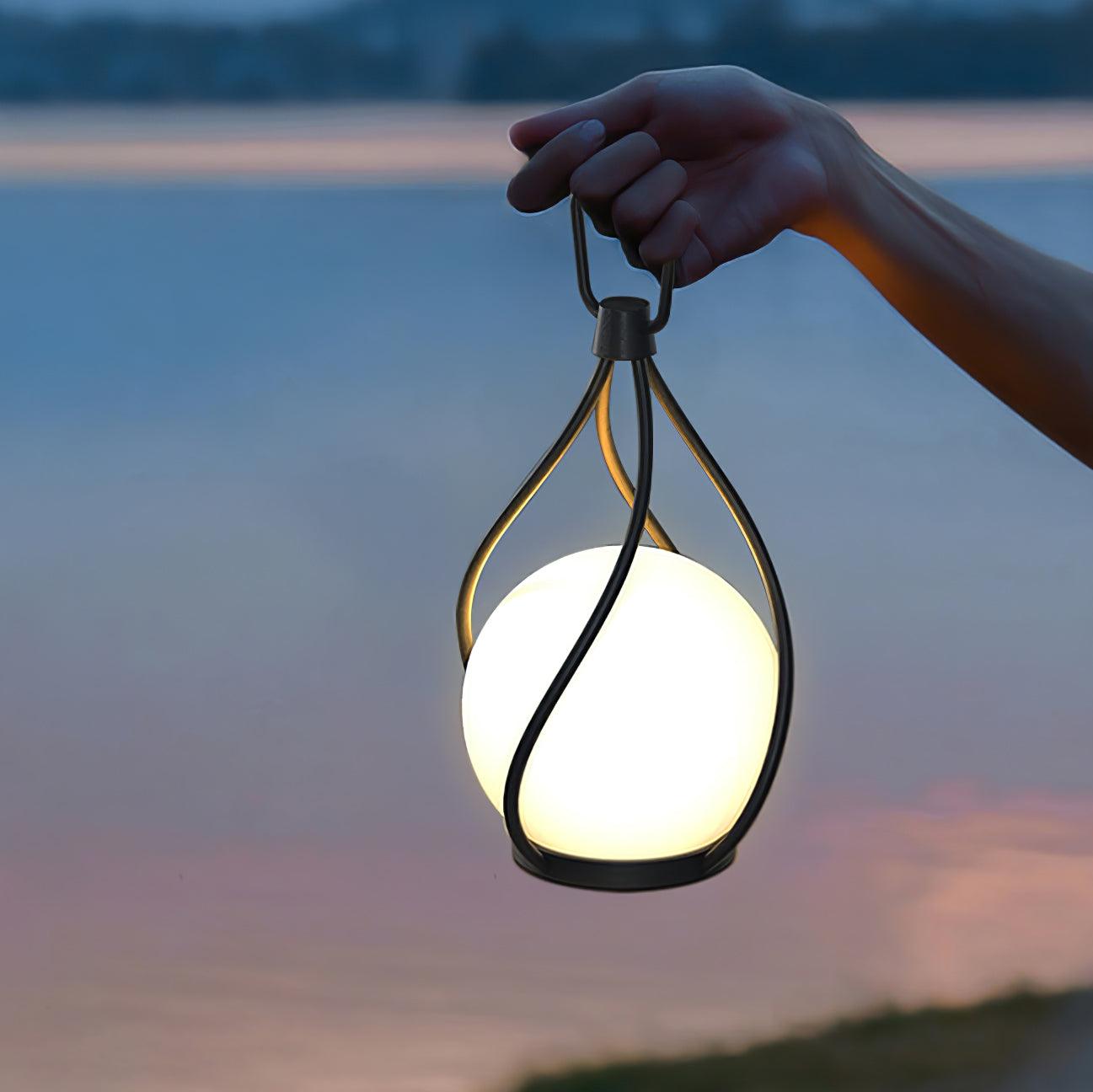 エクリッセ オーブ ランタン 充電式テーブルランプ