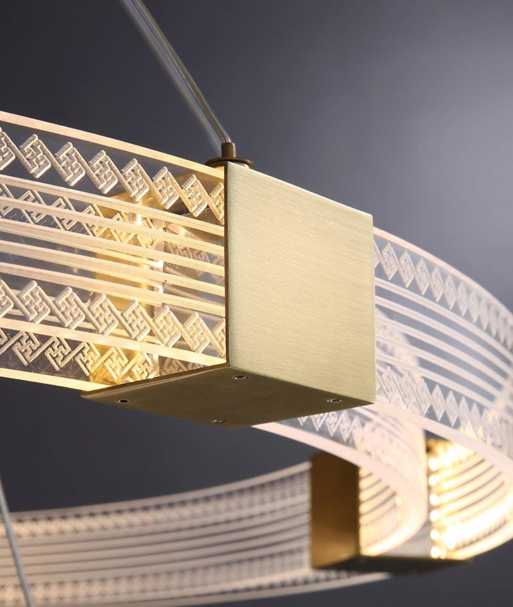 パラレルリングLEDシャンデリア