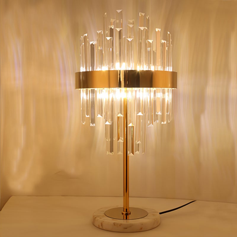 クリスタル マーブル デスクランプ