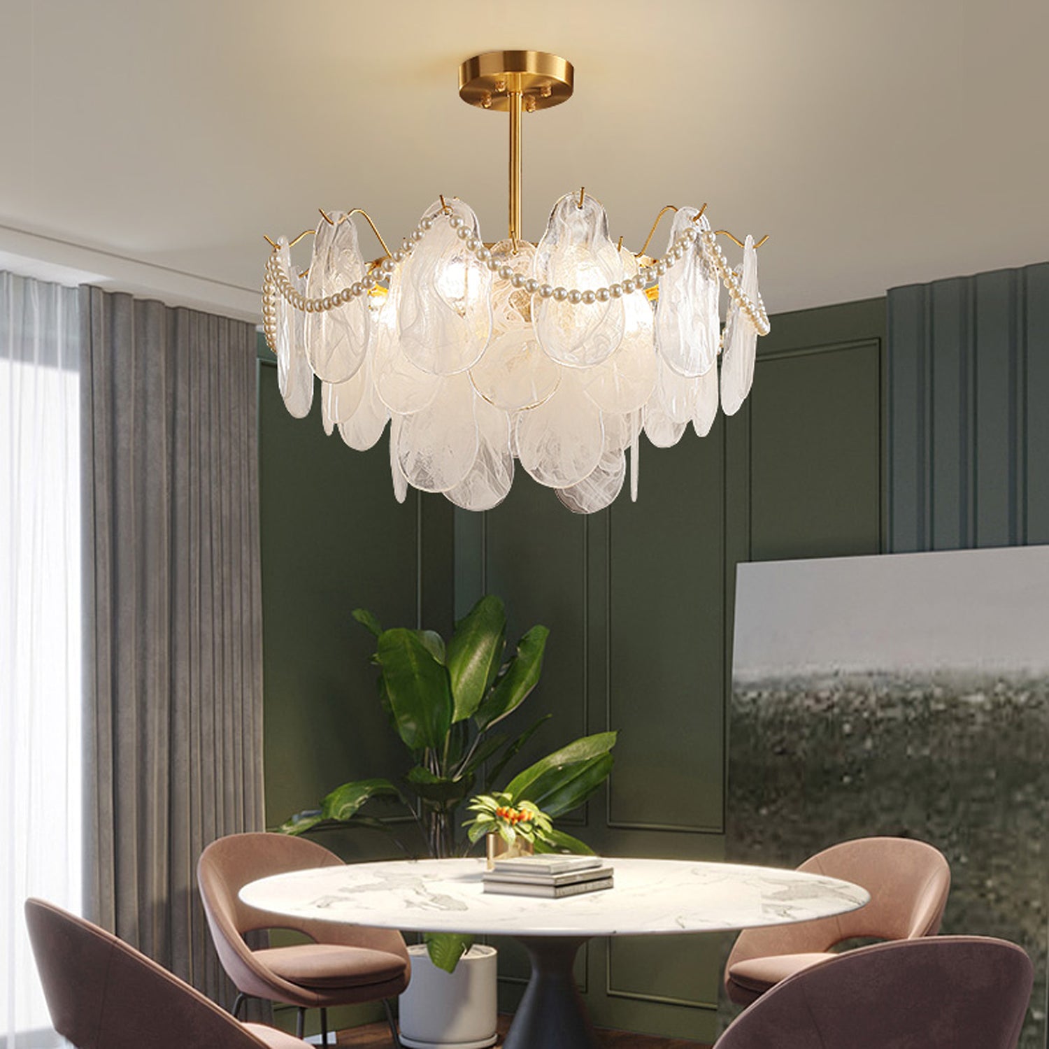 Oukaning Pearl Chandelier
