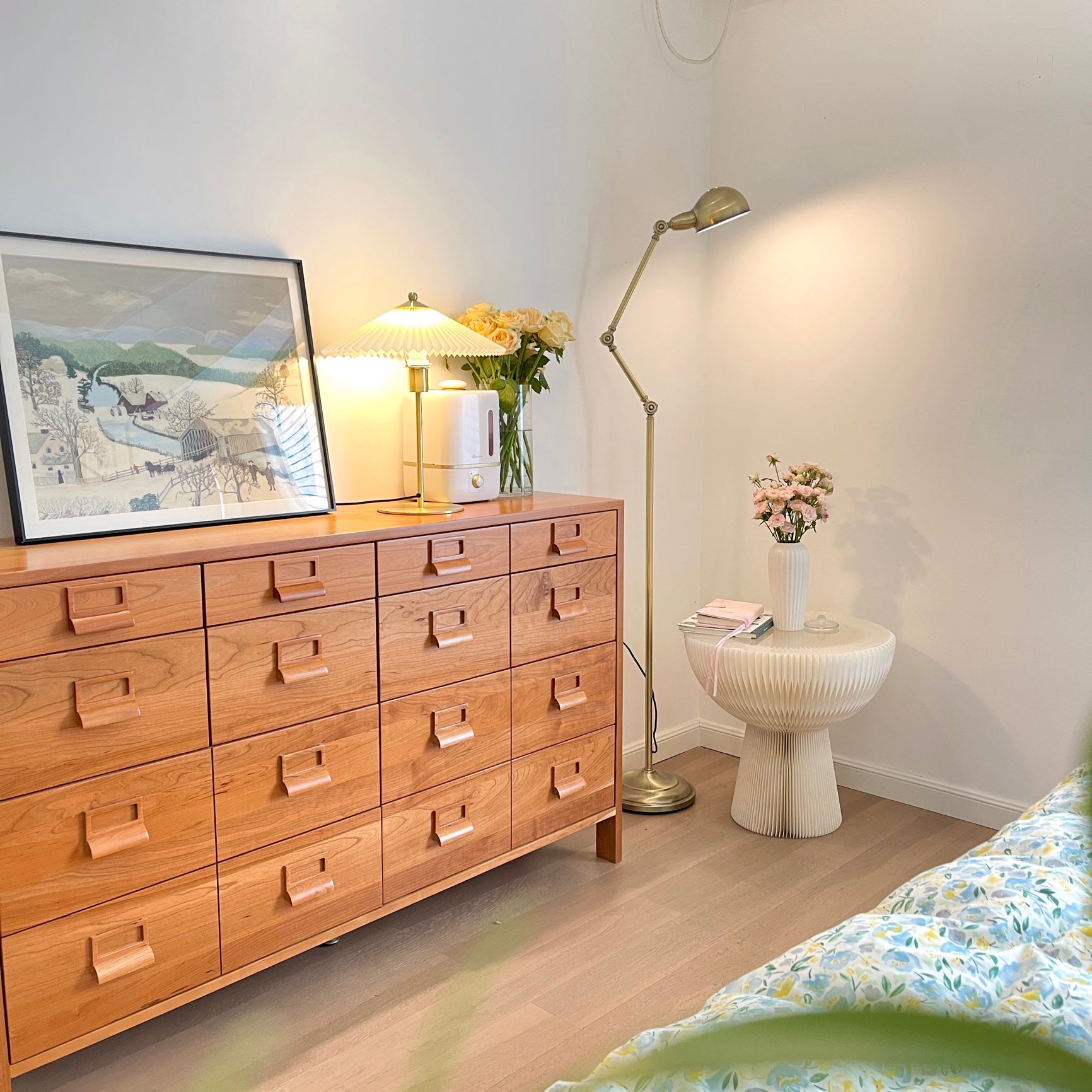 Perla Pleated Table Lamp