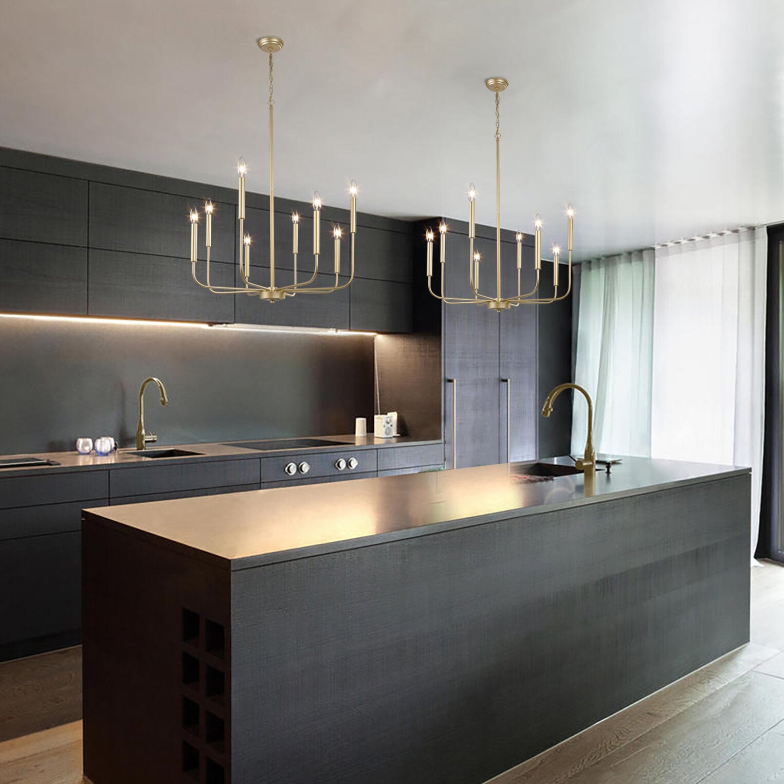 ケイラ 調光可能 クラシック シャンデリア