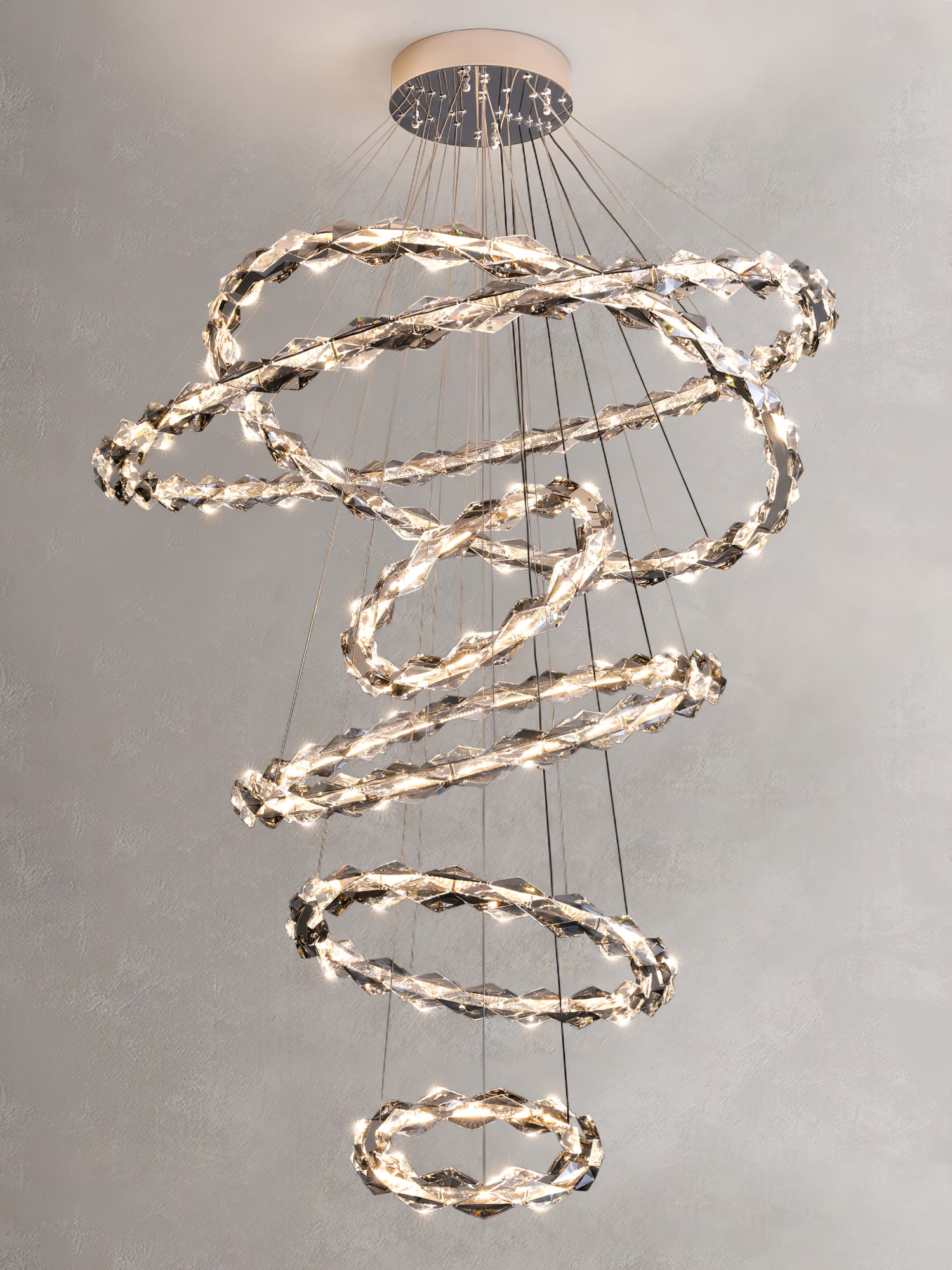 Rhombus Crystal Chandelier