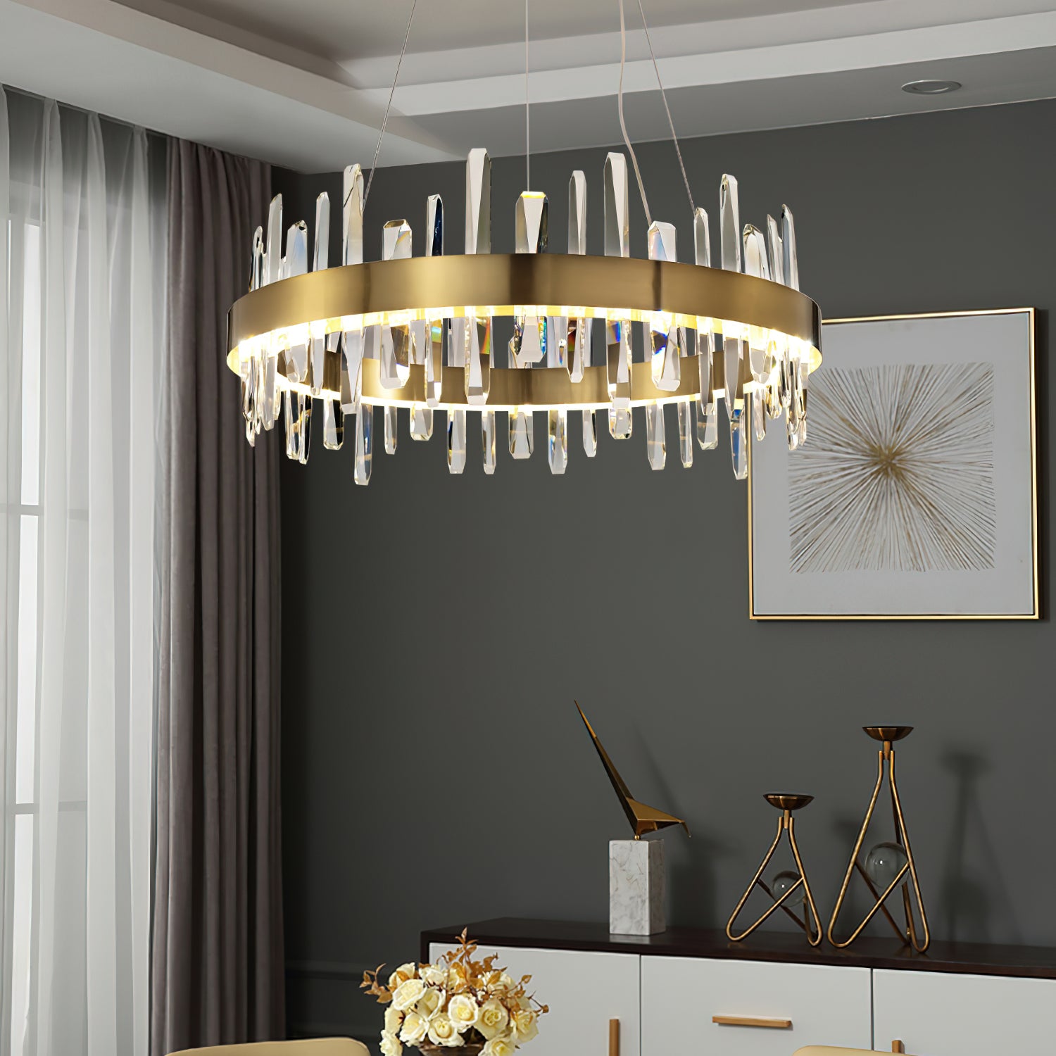 ロイヤルクリスタルシャンデリア