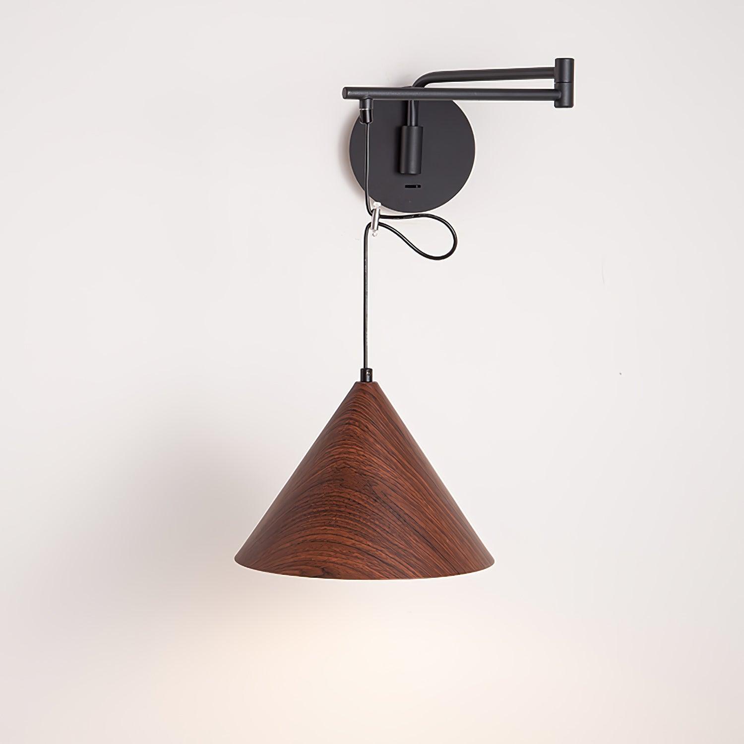 コーンスイングアームウォールランプ