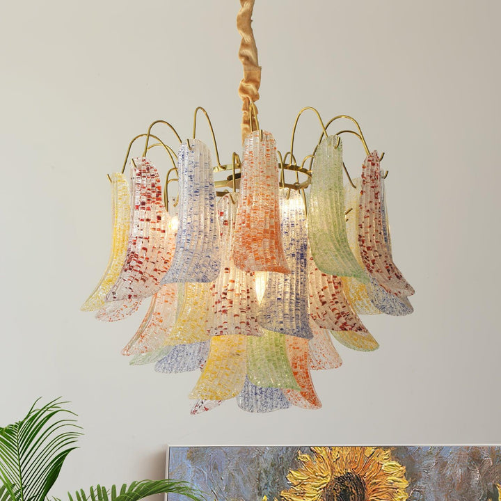 Venini Glass Chandelier