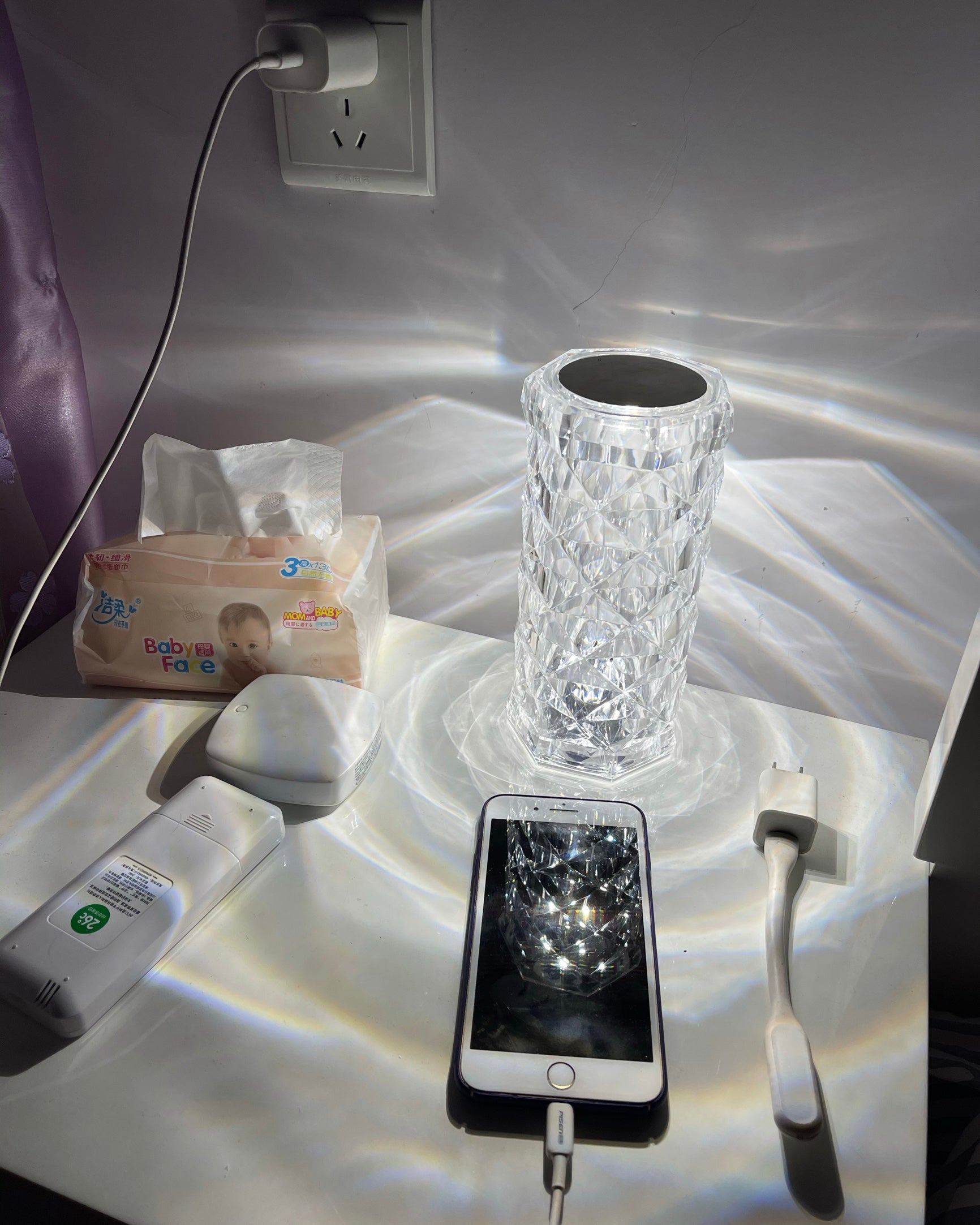 Diamond Cut Table Lamp