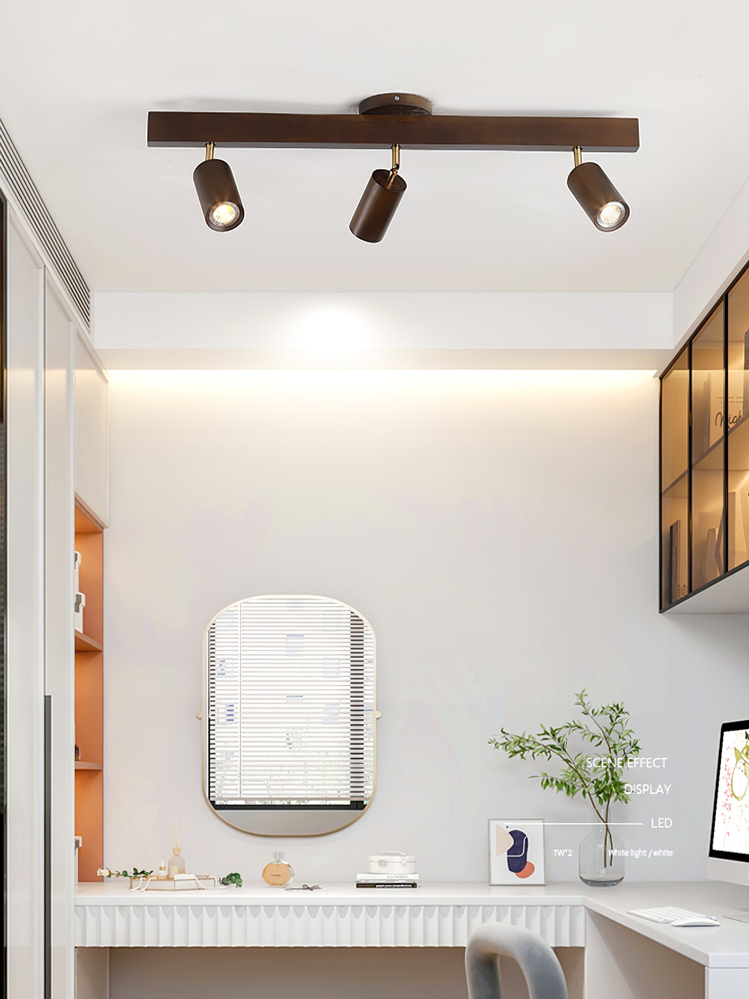 天然木ビームスポットライトライト