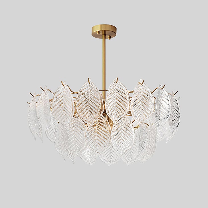 Leaf Glass Chandelier