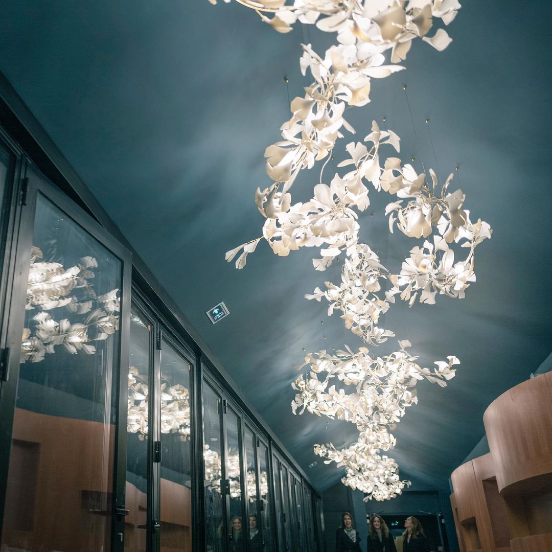 Gingko Chandelier B