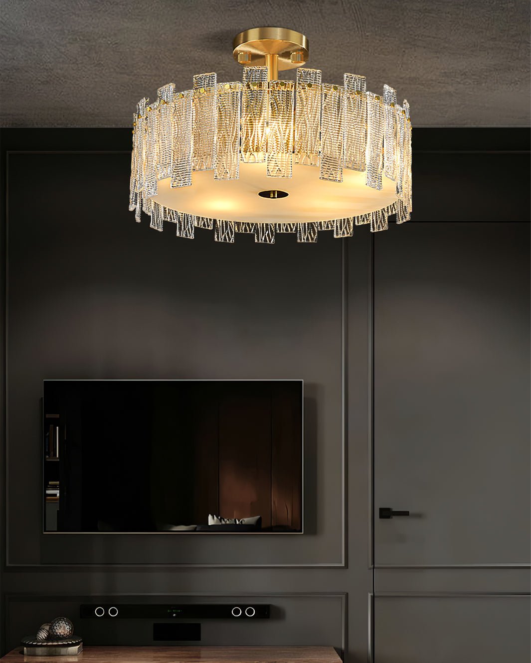 Scattered Glass Ceiling Lamp