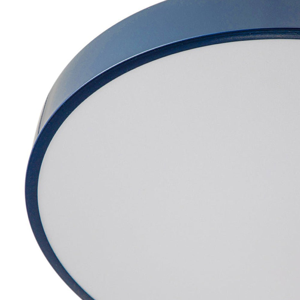 シンプルなブルーの寝室用LEDシーリングライト