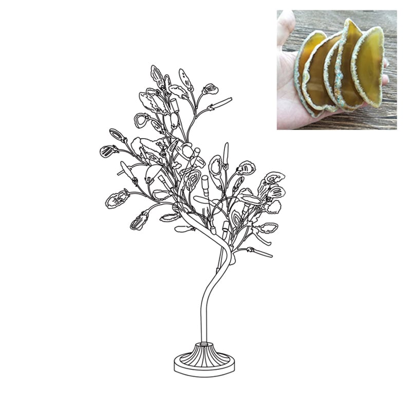 アゲートテーブルランプ