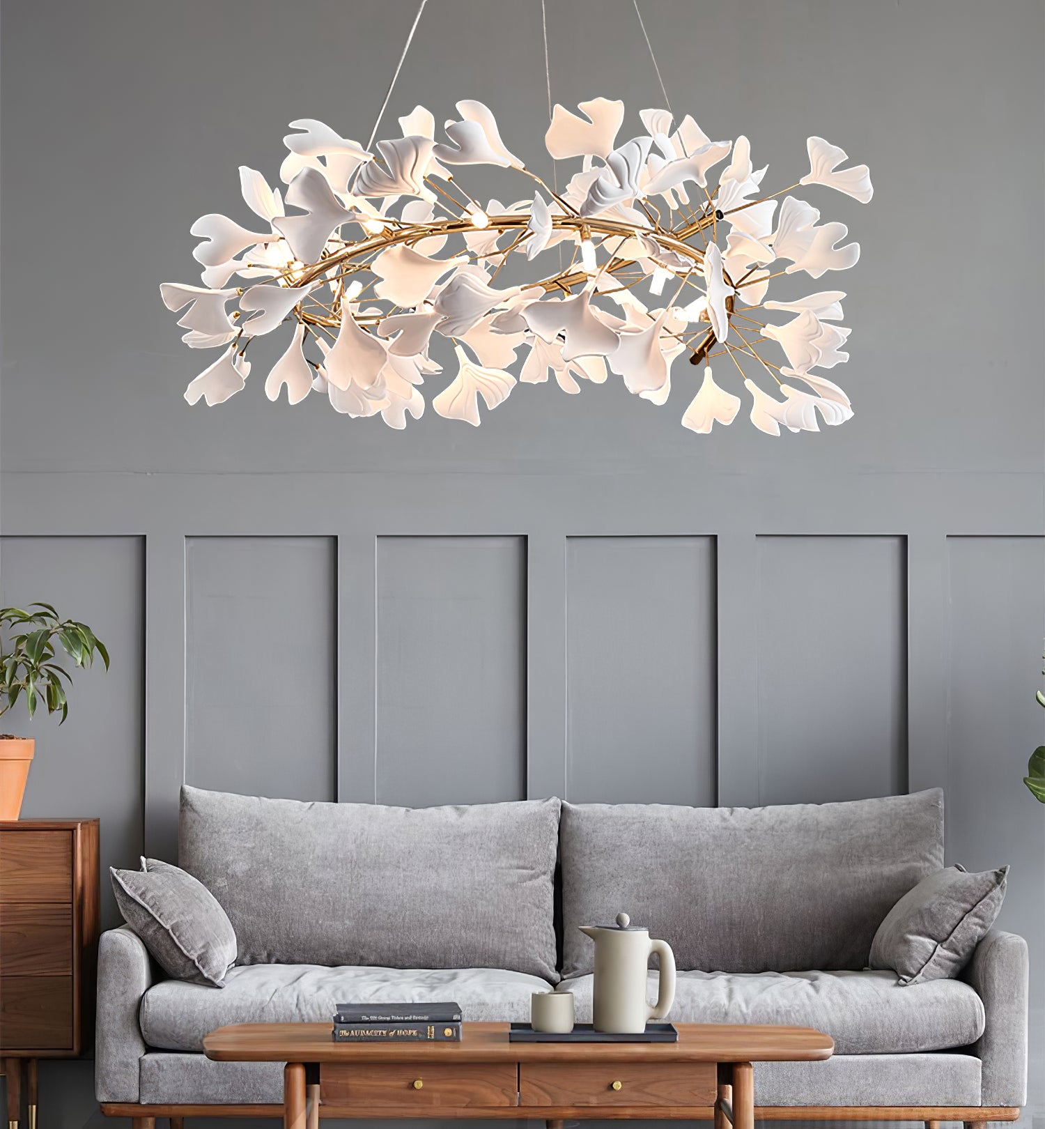 Gingko Chandelier O