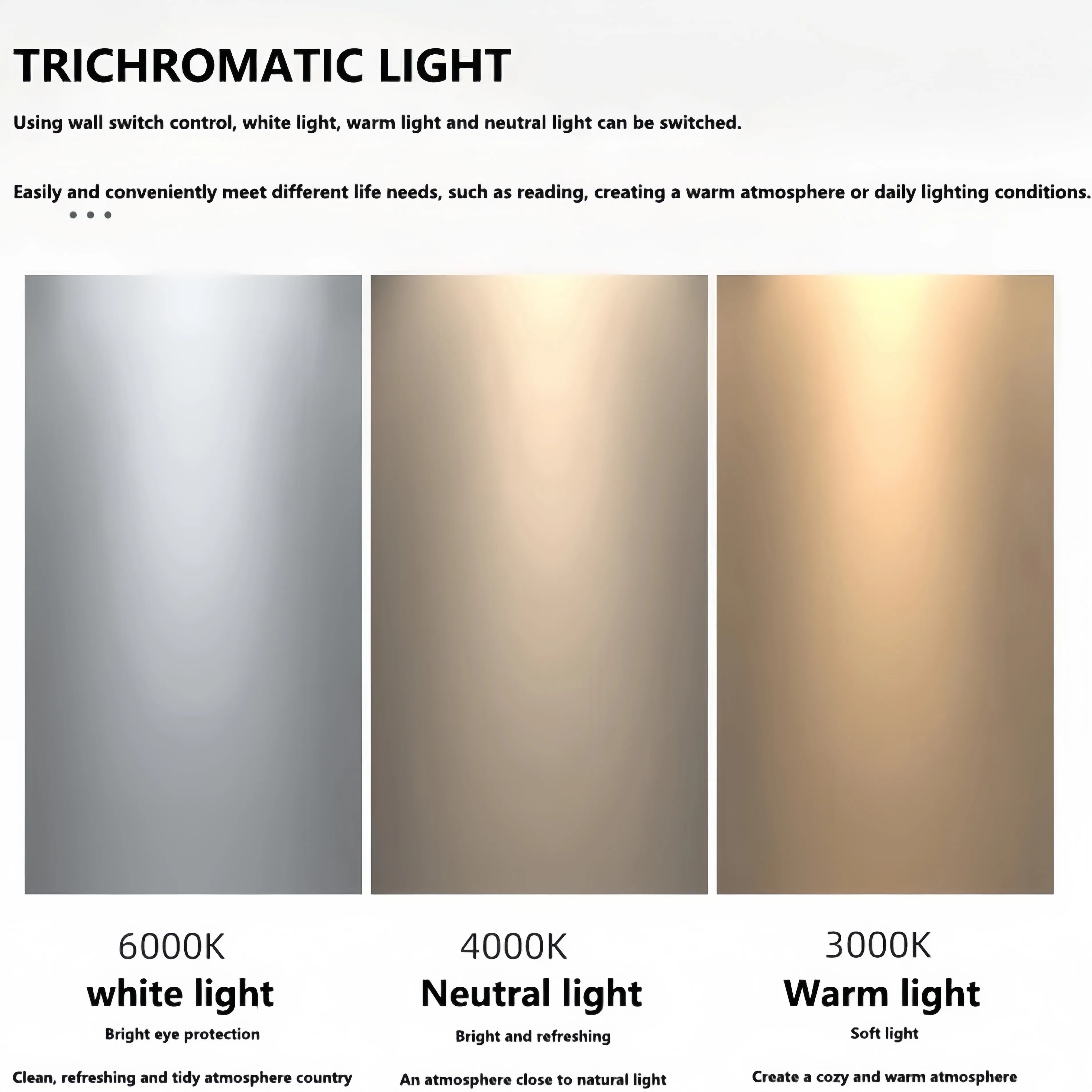 ミニマリスト回転式アクリルLED寝室用シーリングライト