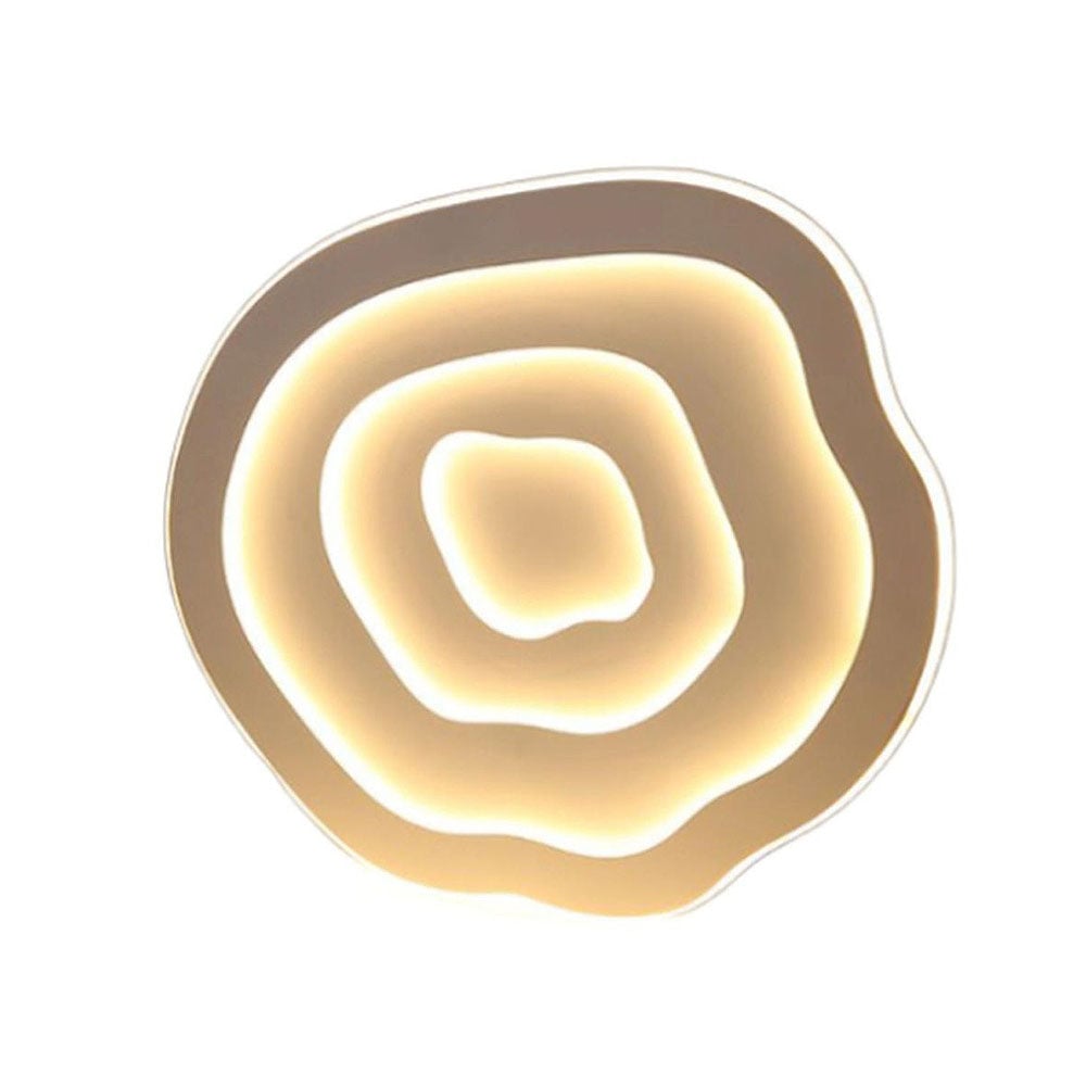 寝室用モダンなホワイトジオメトリLEDシーリングライト