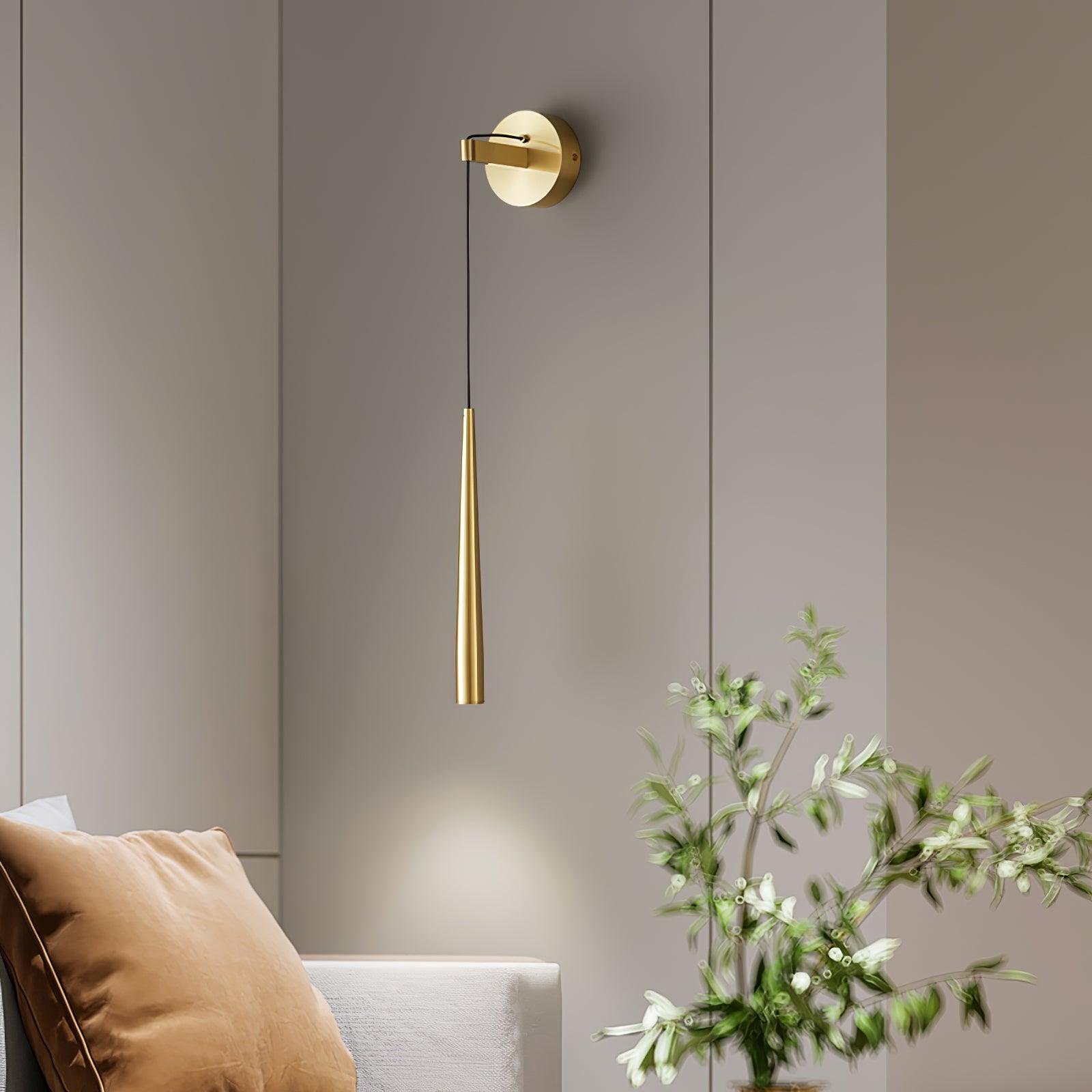 クリスタルコニカルウォールランプ