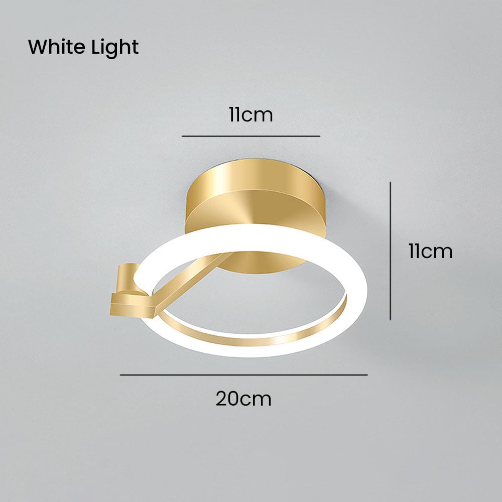 高級ミニゴールドリビングルームLEDシーリングライト